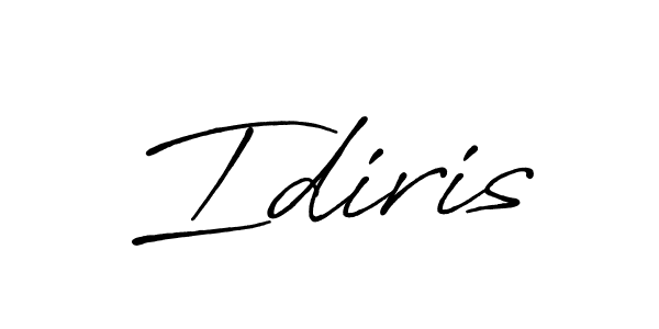 How to make Idiris signature? Antro_Vectra_Bolder is a professional autograph style. Create handwritten signature for Idiris name. Idiris signature style 7 images and pictures png