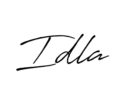 You should practise on your own different ways (Antro_Vectra_Bolder) to write your name (Idla) in signature. don't let someone else do it for you. Idla signature style 7 images and pictures png