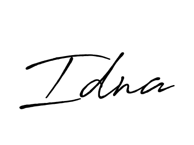 Use a signature maker to create a handwritten signature online. With this signature software, you can design (Antro_Vectra_Bolder) your own signature for name Idna. Idna signature style 7 images and pictures png