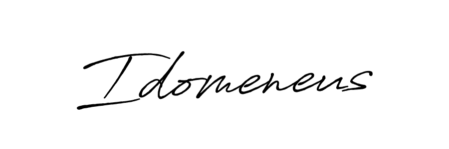 Create a beautiful signature design for name Idomeneus. With this signature (Antro_Vectra_Bolder) fonts, you can make a handwritten signature for free. Idomeneus signature style 7 images and pictures png