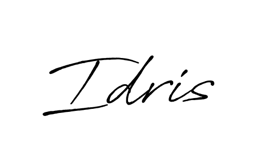 The best way (Antro_Vectra_Bolder) to make a short signature is to pick only two or three words in your name. The name Idris include a total of six letters. For converting this name. Idris signature style 7 images and pictures png