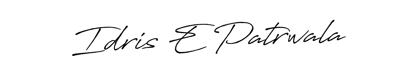 Make a short Idris E Patrwala signature style. Manage your documents anywhere anytime using Antro_Vectra_Bolder. Create and add eSignatures, submit forms, share and send files easily. Idris E Patrwala signature style 7 images and pictures png