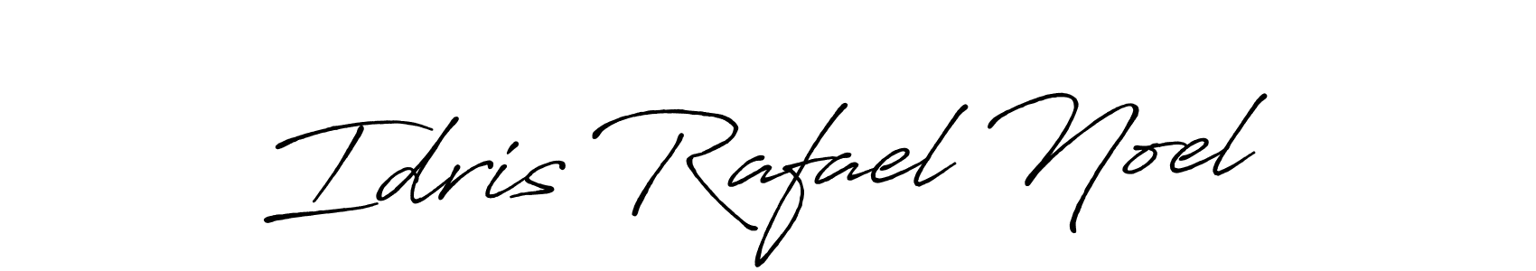 It looks lik you need a new signature style for name Idris Rafael Noel. Design unique handwritten (Antro_Vectra_Bolder) signature with our free signature maker in just a few clicks. Idris Rafael Noel signature style 7 images and pictures png