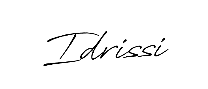 Also You can easily find your signature by using the search form. We will create Idrissi name handwritten signature images for you free of cost using Antro_Vectra_Bolder sign style. Idrissi signature style 7 images and pictures png