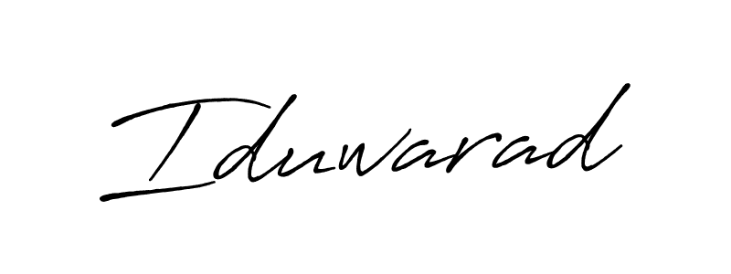 if you are searching for the best signature style for your name Iduwarad. so please give up your signature search. here we have designed multiple signature styles  using Antro_Vectra_Bolder. Iduwarad signature style 7 images and pictures png