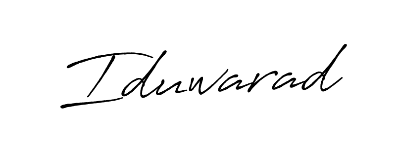 Create a beautiful signature design for name Iduwarad. With this signature (Antro_Vectra_Bolder) fonts, you can make a handwritten signature for free. Iduwarad signature style 7 images and pictures png