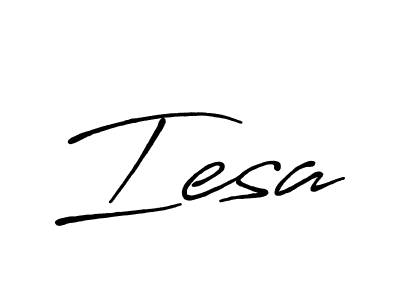 Create a beautiful signature design for name Iesa. With this signature (Antro_Vectra_Bolder) fonts, you can make a handwritten signature for free. Iesa signature style 7 images and pictures png