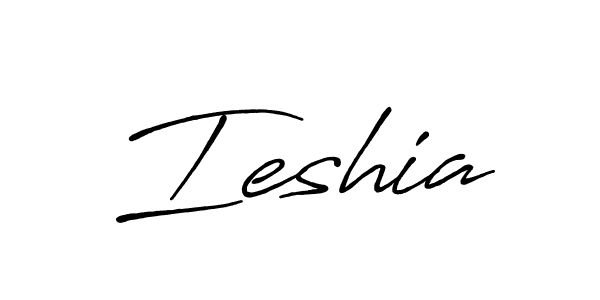 Use a signature maker to create a handwritten signature online. With this signature software, you can design (Antro_Vectra_Bolder) your own signature for name Ieshia. Ieshia signature style 7 images and pictures png