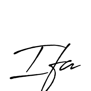 How to make Ifa signature? Antro_Vectra_Bolder is a professional autograph style. Create handwritten signature for Ifa name. Ifa signature style 7 images and pictures png