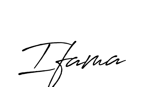 Also we have Ifama name is the best signature style. Create professional handwritten signature collection using Antro_Vectra_Bolder autograph style. Ifama signature style 7 images and pictures png