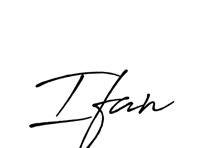 Make a beautiful signature design for name Ifan. With this signature (Antro_Vectra_Bolder) style, you can create a handwritten signature for free. Ifan signature style 7 images and pictures png