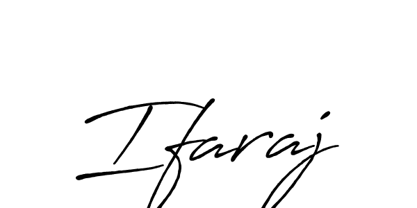 Make a beautiful signature design for name Ifaraj. With this signature (Antro_Vectra_Bolder) style, you can create a handwritten signature for free. Ifaraj signature style 7 images and pictures png