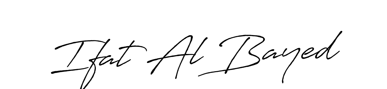 Also You can easily find your signature by using the search form. We will create Ifat Al Bayed name handwritten signature images for you free of cost using Antro_Vectra_Bolder sign style. Ifat Al Bayed signature style 7 images and pictures png