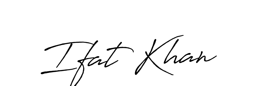 It looks lik you need a new signature style for name Ifat Khan. Design unique handwritten (Antro_Vectra_Bolder) signature with our free signature maker in just a few clicks. Ifat Khan signature style 7 images and pictures png