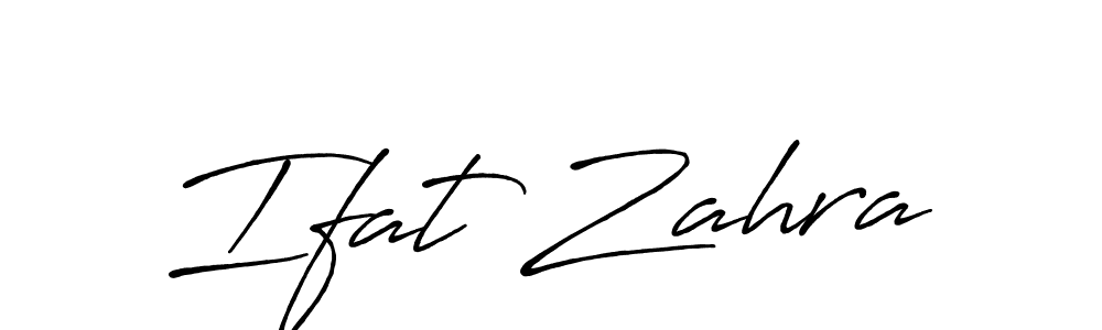 Make a short Ifat Zahra signature style. Manage your documents anywhere anytime using Antro_Vectra_Bolder. Create and add eSignatures, submit forms, share and send files easily. Ifat Zahra signature style 7 images and pictures png