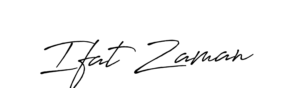 This is the best signature style for the Ifat Zaman name. Also you like these signature font (Antro_Vectra_Bolder). Mix name signature. Ifat Zaman signature style 7 images and pictures png