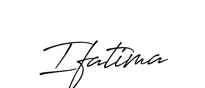 Make a beautiful signature design for name Ifatima. With this signature (Antro_Vectra_Bolder) style, you can create a handwritten signature for free. Ifatima signature style 7 images and pictures png