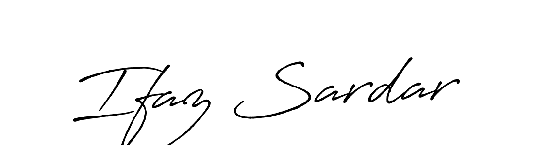 Ifaz Sardar stylish signature style. Best Handwritten Sign (Antro_Vectra_Bolder) for my name. Handwritten Signature Collection Ideas for my name Ifaz Sardar. Ifaz Sardar signature style 7 images and pictures png