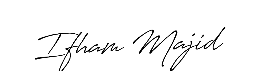 Also we have Ifham Majid name is the best signature style. Create professional handwritten signature collection using Antro_Vectra_Bolder autograph style. Ifham Majid signature style 7 images and pictures png