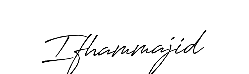 Make a beautiful signature design for name Ifhammajid. With this signature (Antro_Vectra_Bolder) style, you can create a handwritten signature for free. Ifhammajid signature style 7 images and pictures png