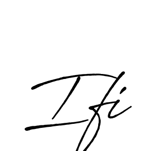 Similarly Antro_Vectra_Bolder is the best handwritten signature design. Signature creator online .You can use it as an online autograph creator for name Ifi. Ifi signature style 7 images and pictures png