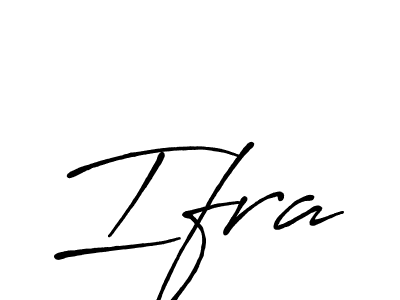 How to make Ifra name signature. Use Antro_Vectra_Bolder style for creating short signs online. This is the latest handwritten sign. Ifra signature style 7 images and pictures png