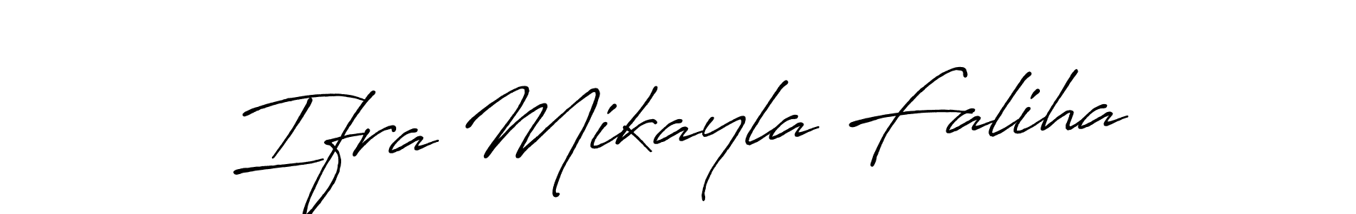See photos of Ifra Mikayla Faliha official signature by Spectra . Check more albums & portfolios. Read reviews & check more about Antro_Vectra_Bolder font. Ifra Mikayla Faliha signature style 7 images and pictures png