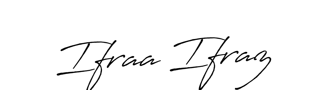 How to make Ifraa Ifraz signature? Antro_Vectra_Bolder is a professional autograph style. Create handwritten signature for Ifraa Ifraz name. Ifraa Ifraz signature style 7 images and pictures png