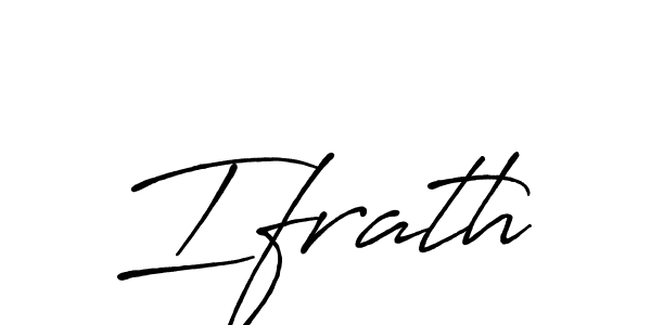 Once you've used our free online signature maker to create your best signature Antro_Vectra_Bolder style, it's time to enjoy all of the benefits that Ifrath name signing documents. Ifrath signature style 7 images and pictures png