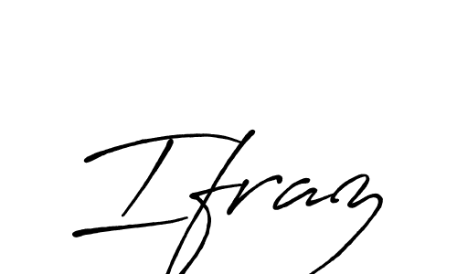 Use a signature maker to create a handwritten signature online. With this signature software, you can design (Antro_Vectra_Bolder) your own signature for name Ifraz. Ifraz signature style 7 images and pictures png