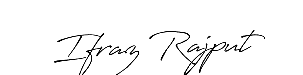 Create a beautiful signature design for name Ifraz Rajput. With this signature (Antro_Vectra_Bolder) fonts, you can make a handwritten signature for free. Ifraz Rajput signature style 7 images and pictures png