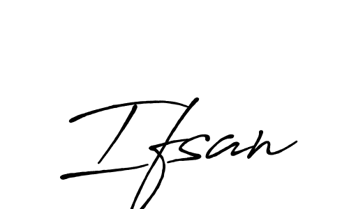 Ifsan stylish signature style. Best Handwritten Sign (Antro_Vectra_Bolder) for my name. Handwritten Signature Collection Ideas for my name Ifsan. Ifsan signature style 7 images and pictures png