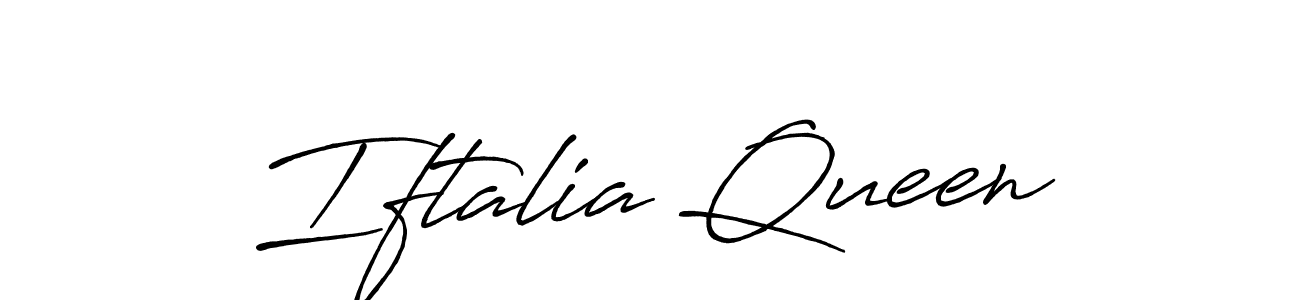 How to Draw Iftalia Queen signature style? Antro_Vectra_Bolder is a latest design signature styles for name Iftalia Queen. Iftalia Queen signature style 7 images and pictures png