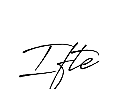 How to make Ifte signature? Antro_Vectra_Bolder is a professional autograph style. Create handwritten signature for Ifte name. Ifte signature style 7 images and pictures png