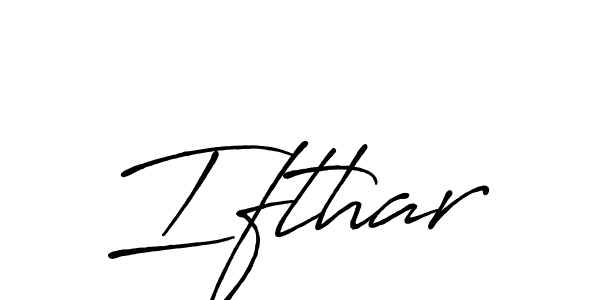 How to make Ifthar signature? Antro_Vectra_Bolder is a professional autograph style. Create handwritten signature for Ifthar name. Ifthar signature style 7 images and pictures png