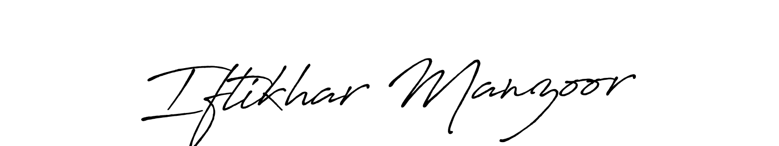 How to Draw Iftikhar Manzoor signature style? Antro_Vectra_Bolder is a latest design signature styles for name Iftikhar Manzoor. Iftikhar Manzoor signature style 7 images and pictures png