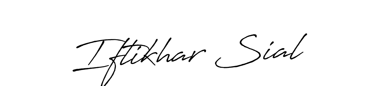 Also we have Iftikhar Sial name is the best signature style. Create professional handwritten signature collection using Antro_Vectra_Bolder autograph style. Iftikhar Sial signature style 7 images and pictures png