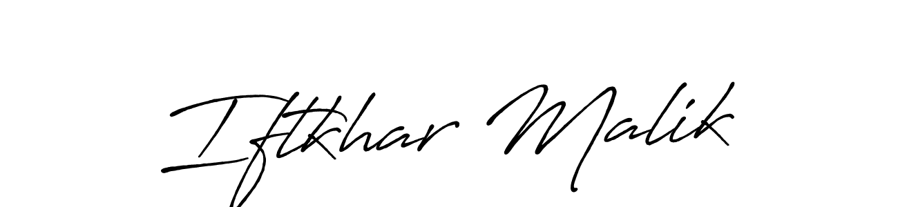 Make a short Iftkhar Malik signature style. Manage your documents anywhere anytime using Antro_Vectra_Bolder. Create and add eSignatures, submit forms, share and send files easily. Iftkhar Malik signature style 7 images and pictures png