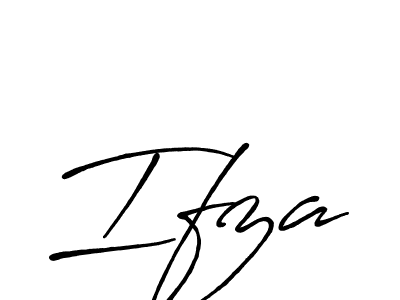 Create a beautiful signature design for name Ifza. With this signature (Antro_Vectra_Bolder) fonts, you can make a handwritten signature for free. Ifza signature style 7 images and pictures png