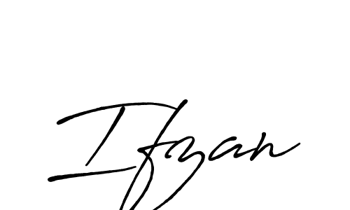 How to make Ifzan name signature. Use Antro_Vectra_Bolder style for creating short signs online. This is the latest handwritten sign. Ifzan signature style 7 images and pictures png