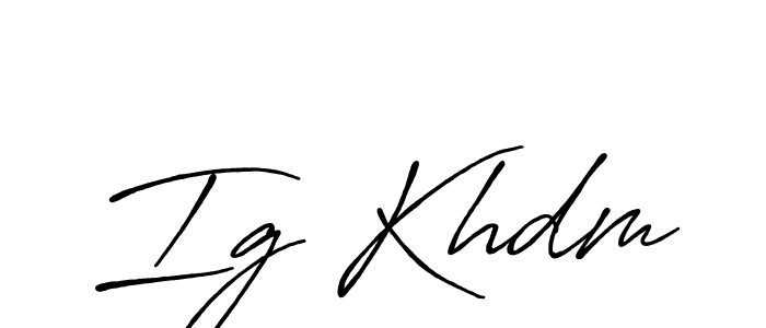 This is the best signature style for the Ig Khdm name. Also you like these signature font (Antro_Vectra_Bolder). Mix name signature. Ig Khdm signature style 7 images and pictures png