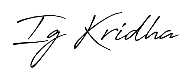 Achieve flawless digital penmanship with Ig Kridha name in Antro_Vectra_Bolder font. The perfect tool for creating online signatures. Ig Kridha signature style 7 images and pictures png