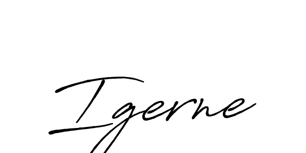 It looks lik you need a new signature style for name Igerne. Design unique handwritten (Antro_Vectra_Bolder) signature with our free signature maker in just a few clicks. Igerne signature style 7 images and pictures png