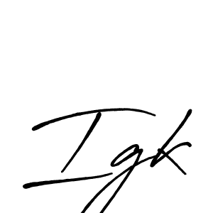 Once you've used our free online signature maker to create your best signature Antro_Vectra_Bolder style, it's time to enjoy all of the benefits that Igk name signing documents. Igk signature style 7 images and pictures png