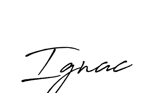 Best and Professional Signature Style for Ignac. Antro_Vectra_Bolder Best Signature Style Collection. Ignac signature style 7 images and pictures png