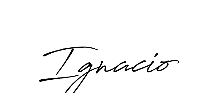 The best way (Antro_Vectra_Bolder) to make a short signature is to pick only two or three words in your name. The name Ignacio include a total of six letters. For converting this name. Ignacio signature style 7 images and pictures png