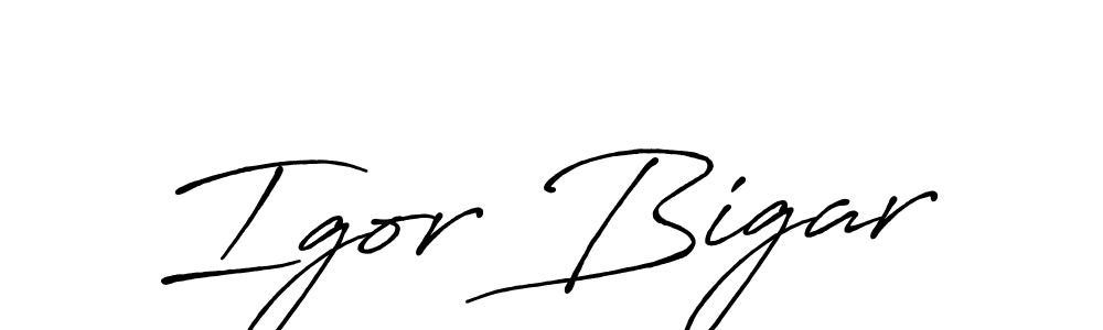 Make a short Igor Bigar signature style. Manage your documents anywhere anytime using Antro_Vectra_Bolder. Create and add eSignatures, submit forms, share and send files easily. Igor Bigar signature style 7 images and pictures png