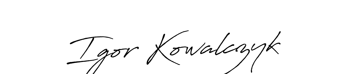 Best and Professional Signature Style for Igor Kowalczyk. Antro_Vectra_Bolder Best Signature Style Collection. Igor Kowalczyk signature style 7 images and pictures png