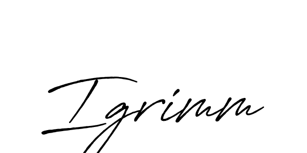 The best way (Antro_Vectra_Bolder) to make a short signature is to pick only two or three words in your name. The name Igrimm include a total of six letters. For converting this name. Igrimm signature style 7 images and pictures png