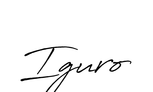 How to make Iguro signature? Antro_Vectra_Bolder is a professional autograph style. Create handwritten signature for Iguro name. Iguro signature style 7 images and pictures png